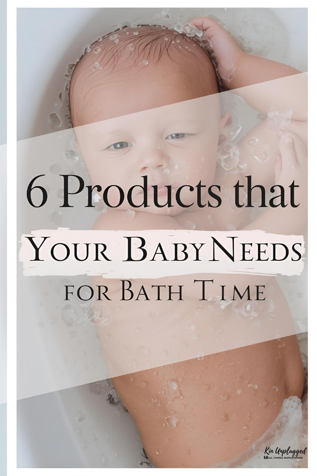 baby bath time staples
