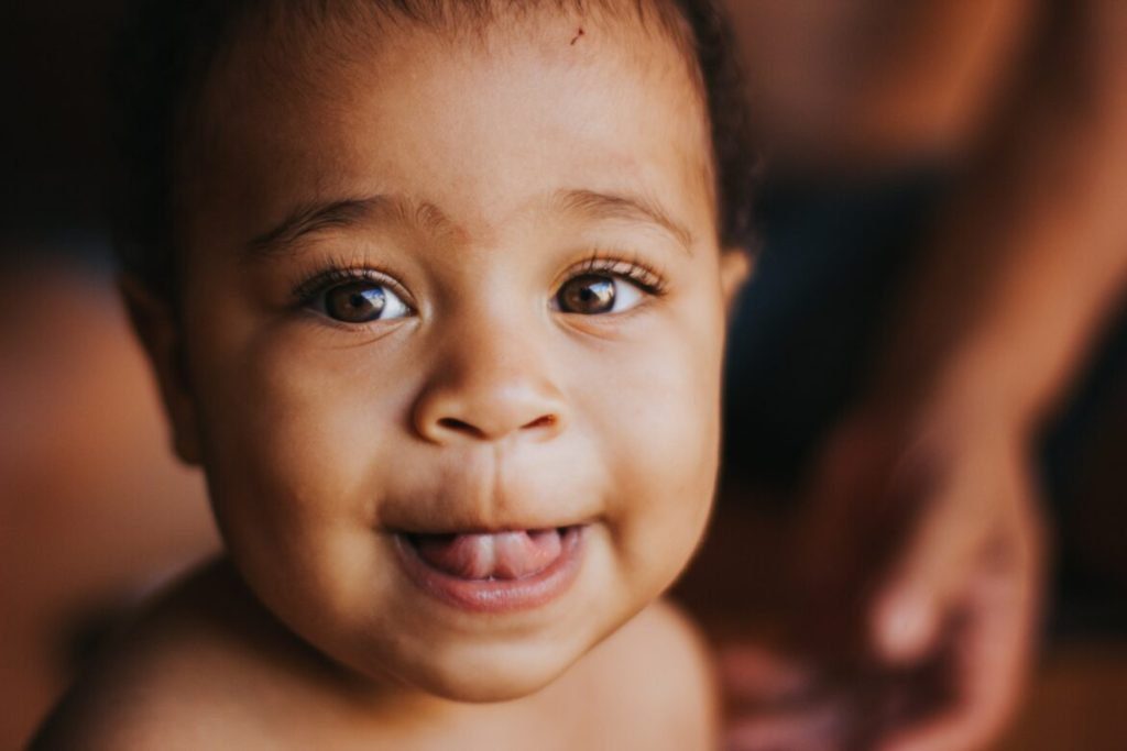 happy baby boy
