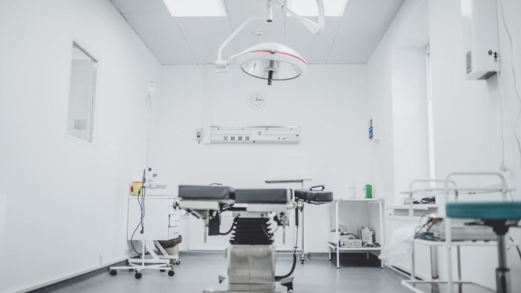 Empty surgical theatre