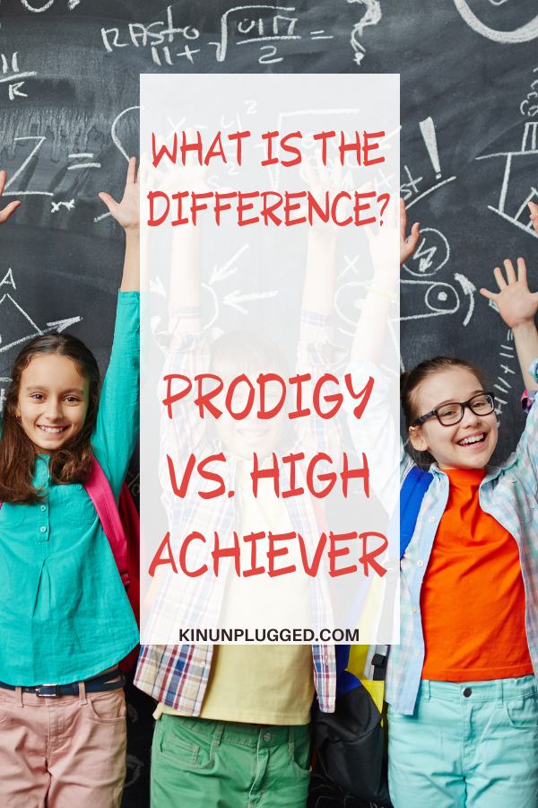 DIFFERENCE BETWEEN PRODIGY VS HIGH ACHIEVER