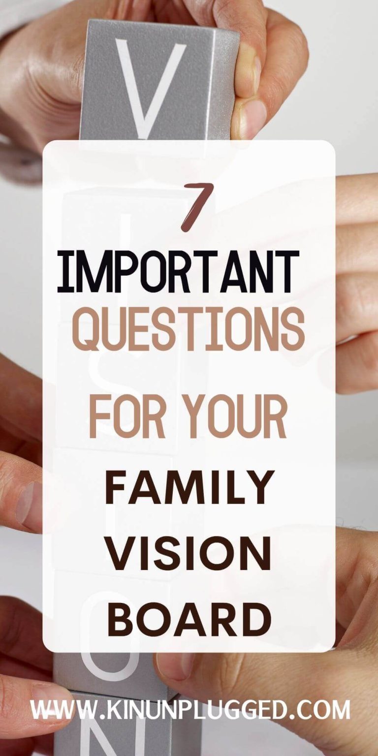 The Simplest Guide to Creating a Family Vision Board - Kin Unplugged