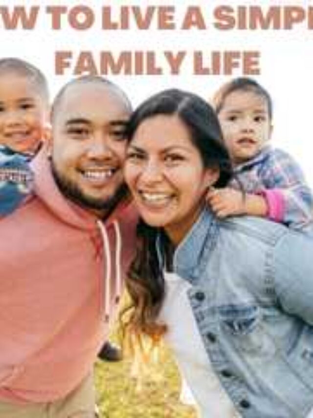 minimalist family life