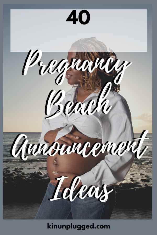 Unforgettable Beach pregnancy announcement ideas