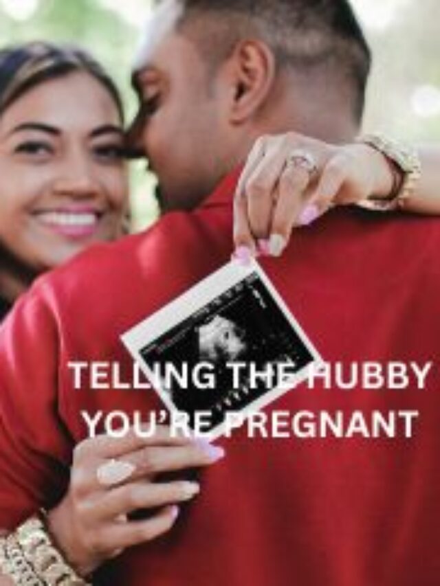 Pregnancy announcement to husband