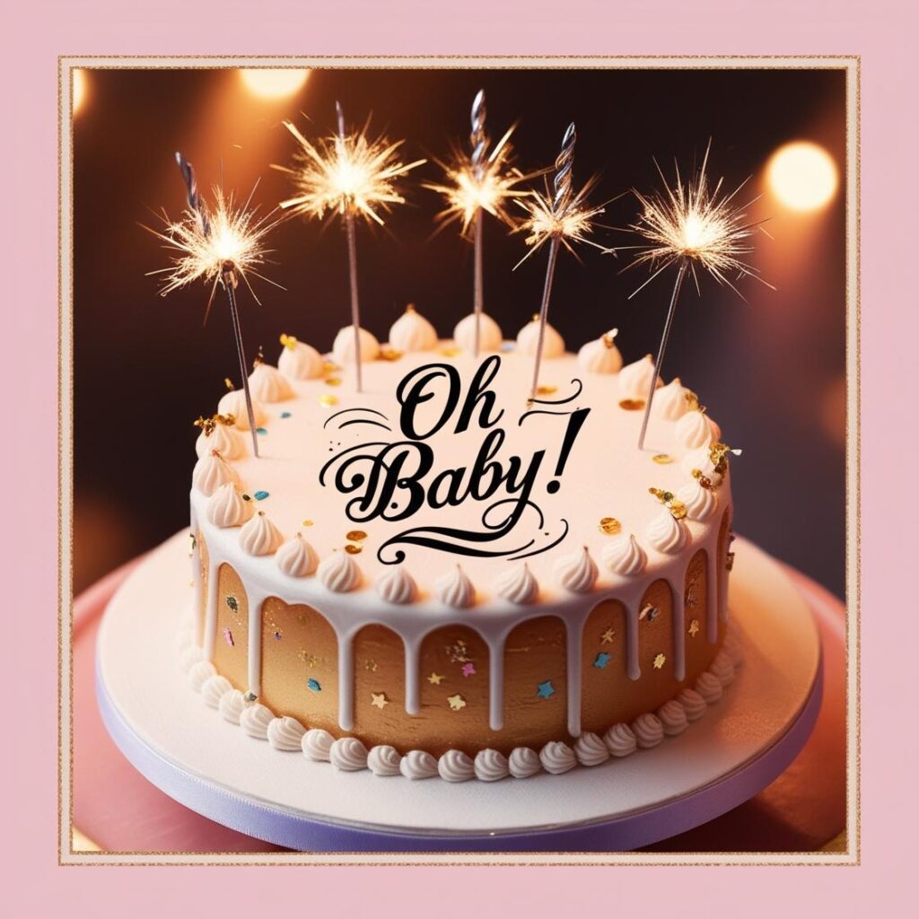 announcement cake january pregnancy announcement