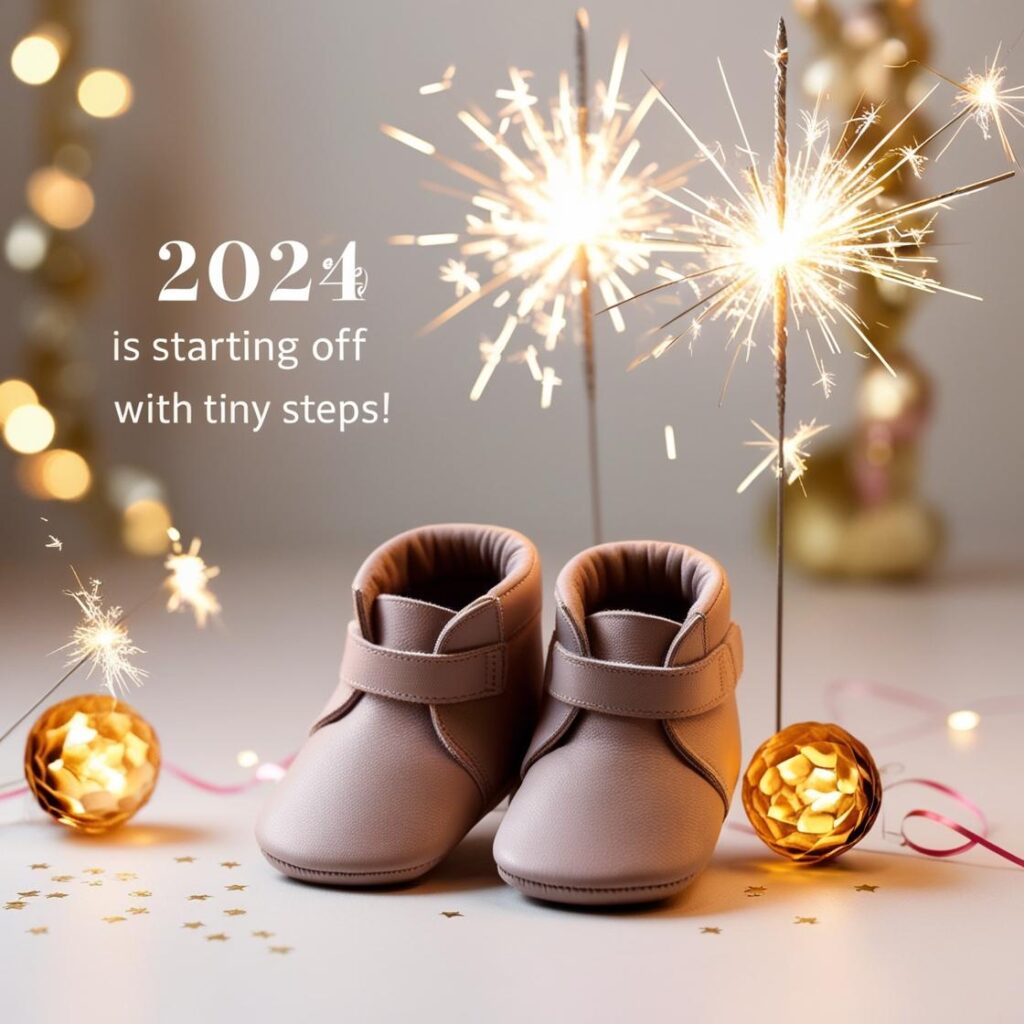 Creative New Years baby announcement Ideas