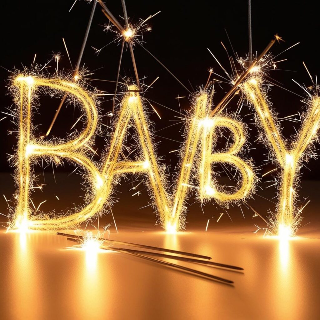 Creative New Years baby announcement Ideas