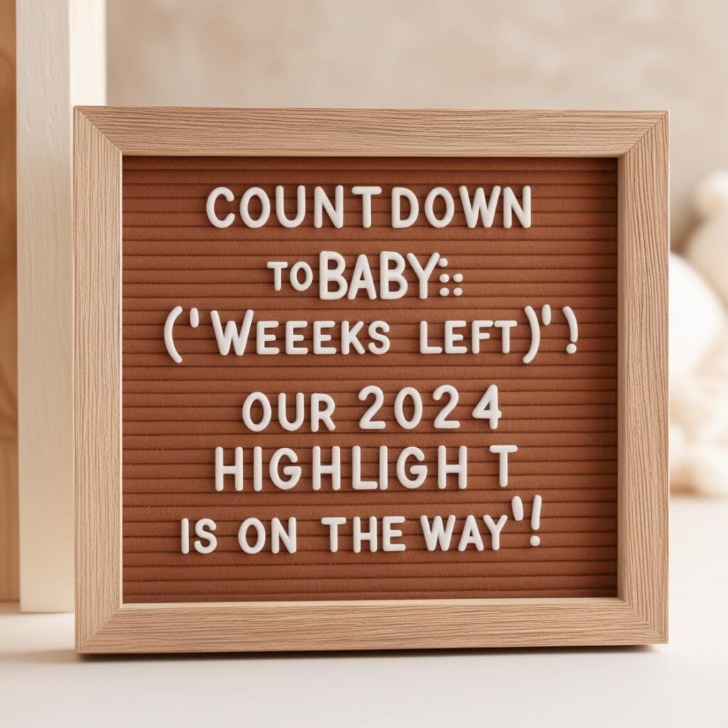 Creative New Years baby announcement Ideas