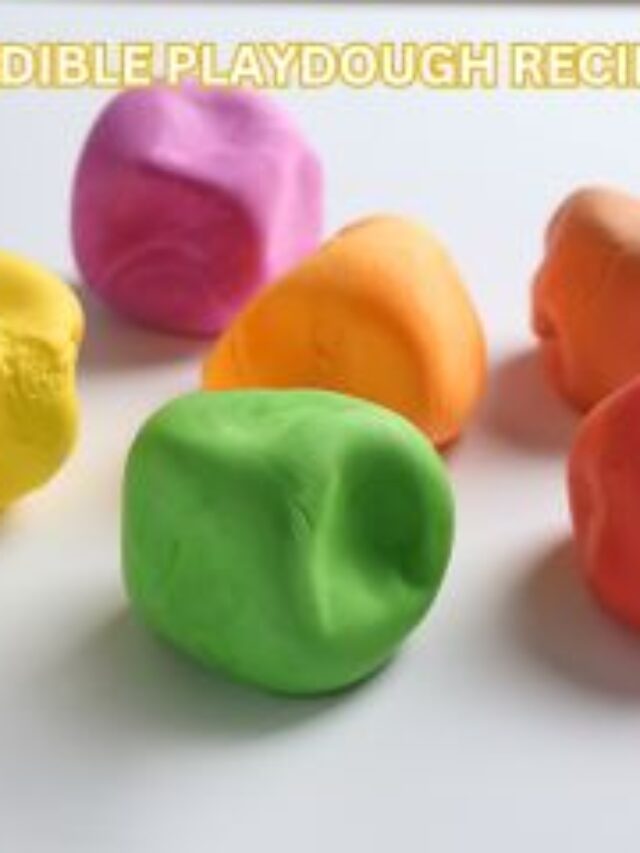 Edible Homemade Playdough Recipe