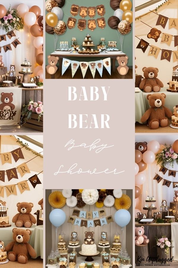 baby bear baby shower ideas decor