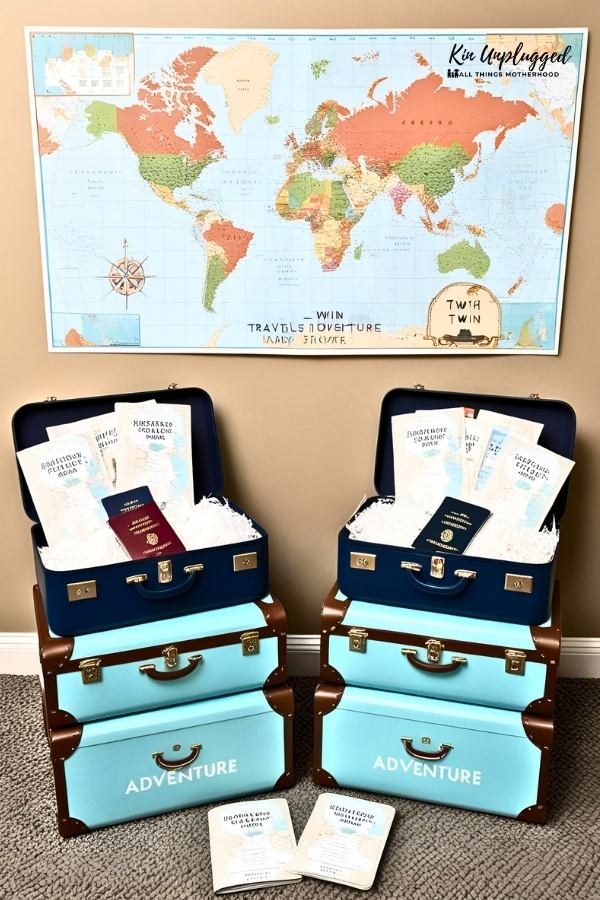 Twins baby shower themes