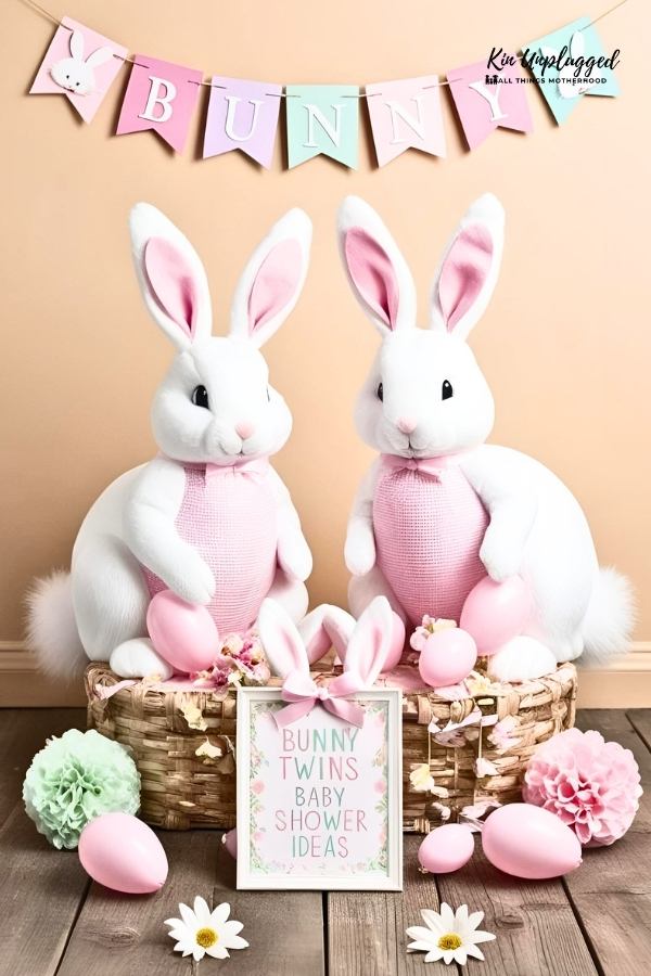 Twins baby shower themes