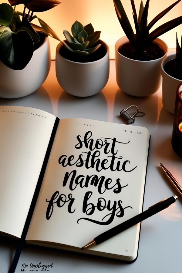 Short aesthetic names for boys