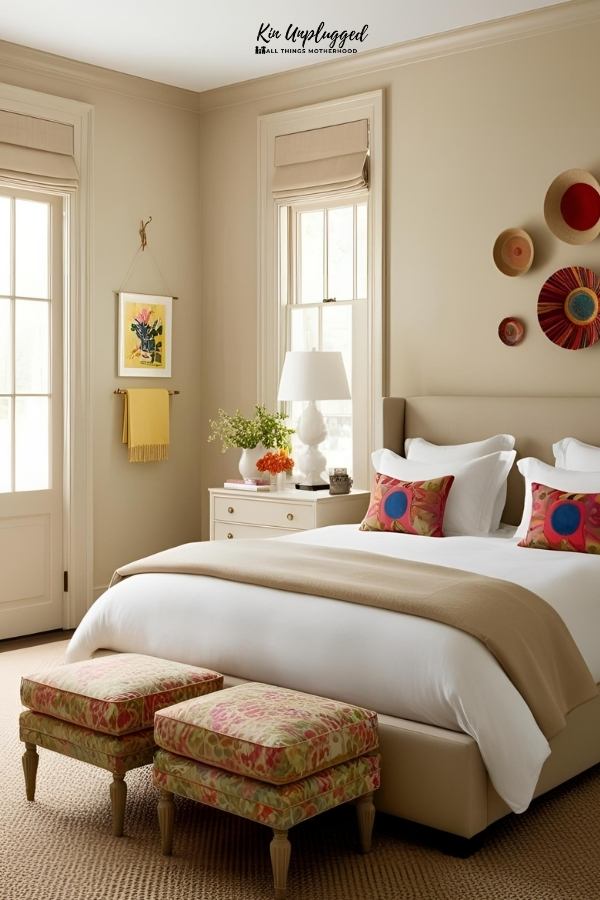 Modern beige bedroom ideas