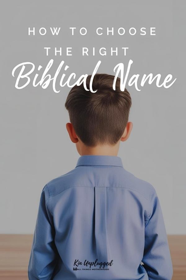 Unique biblical boy names and meanings