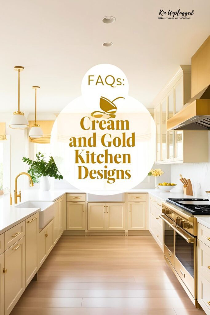 CREAM AND GOLD KITCHENS