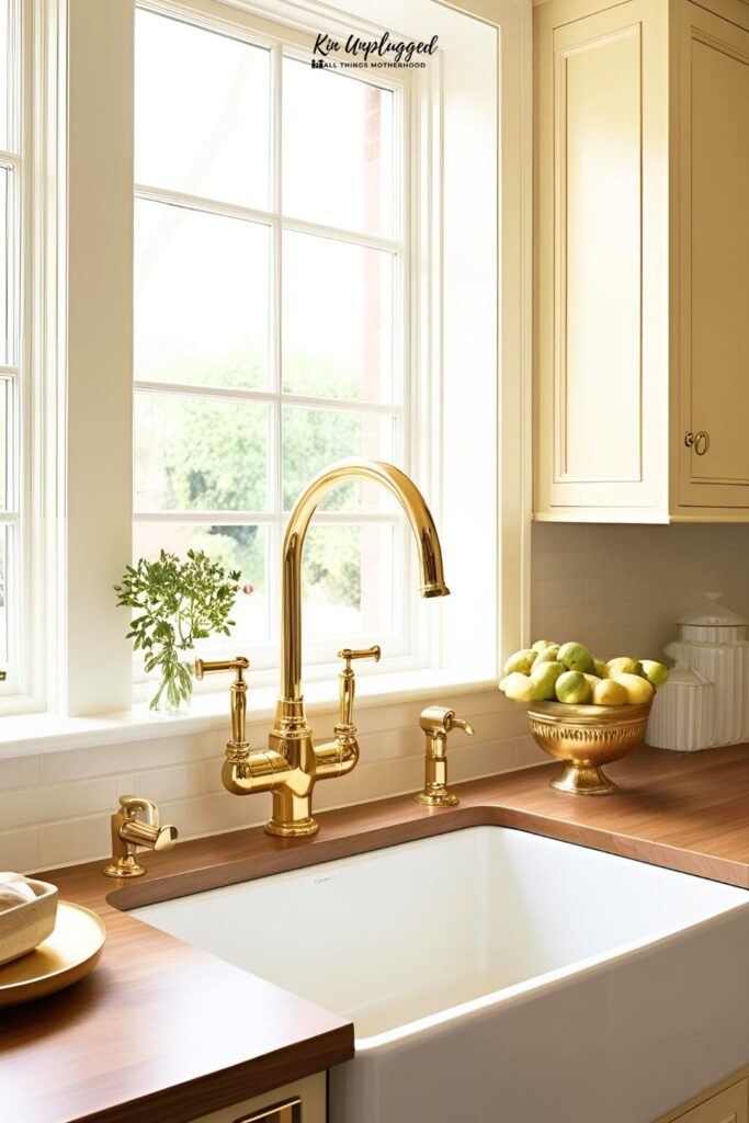 CREAM AND GOLD KITCHENS