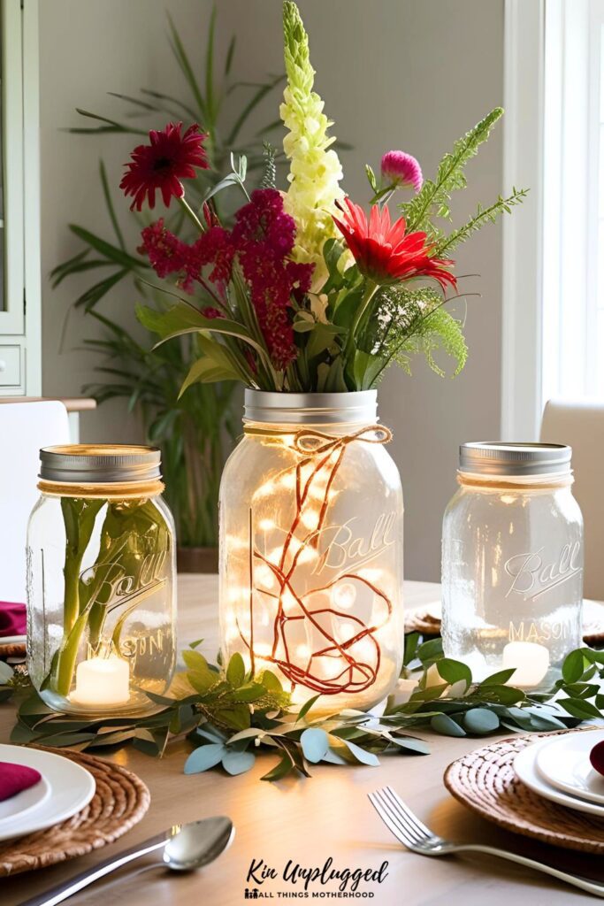 modern dining table centrepiece