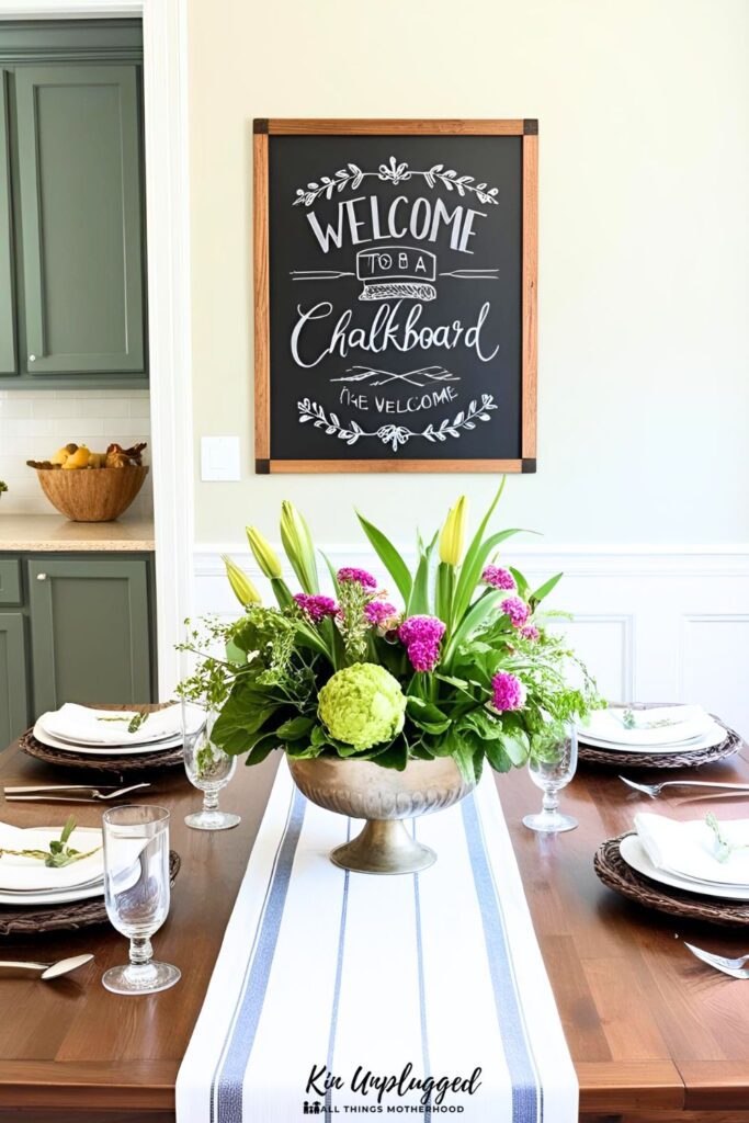modern dining table centrepiece