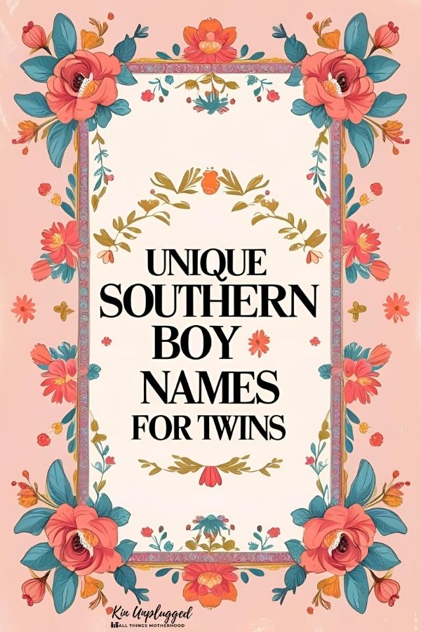 Powerful SOUTHERN Male Twin names
