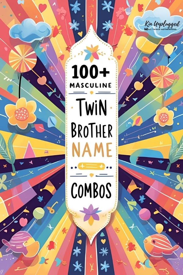 Masculine Twin boy name combos