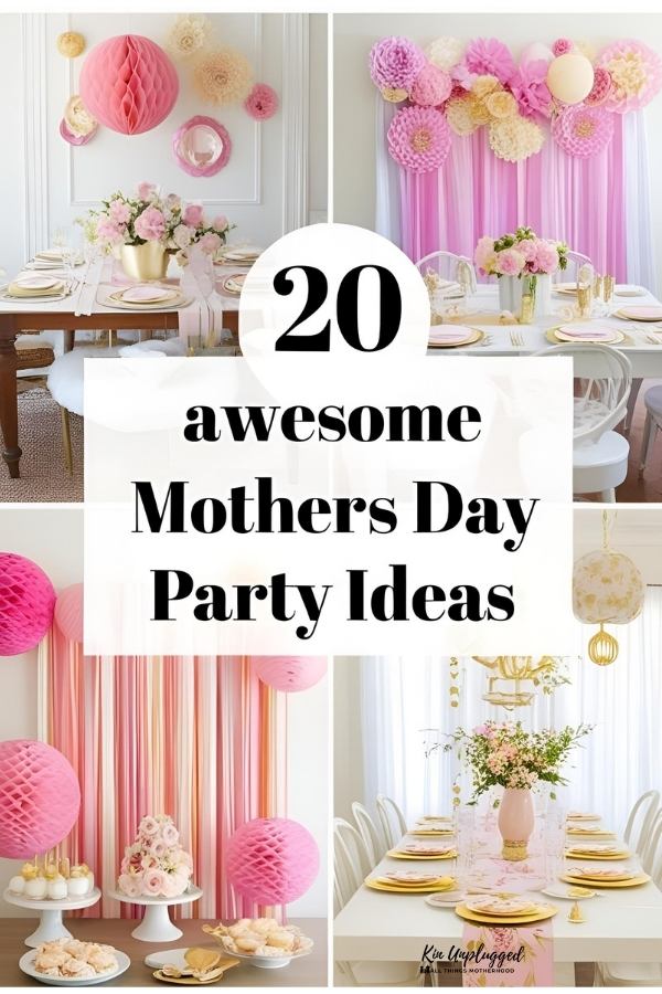 Mothers day party ideas