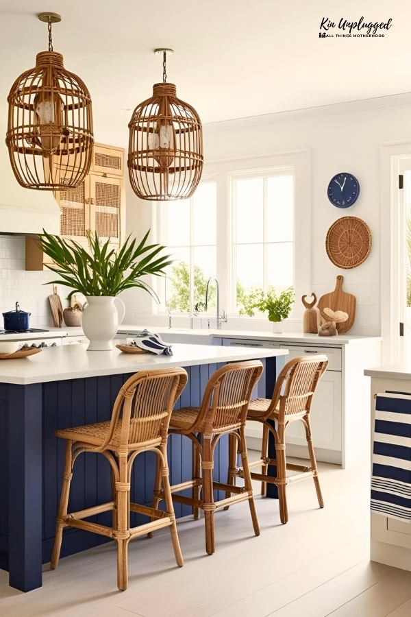 Navy and white kitchen ideas