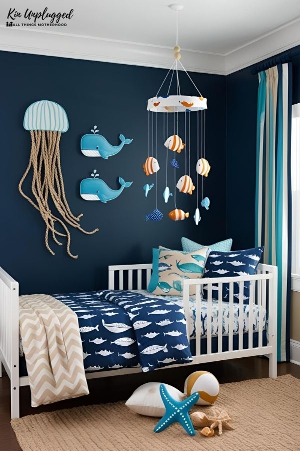 Navy blue toddler bedroom DESIGNS