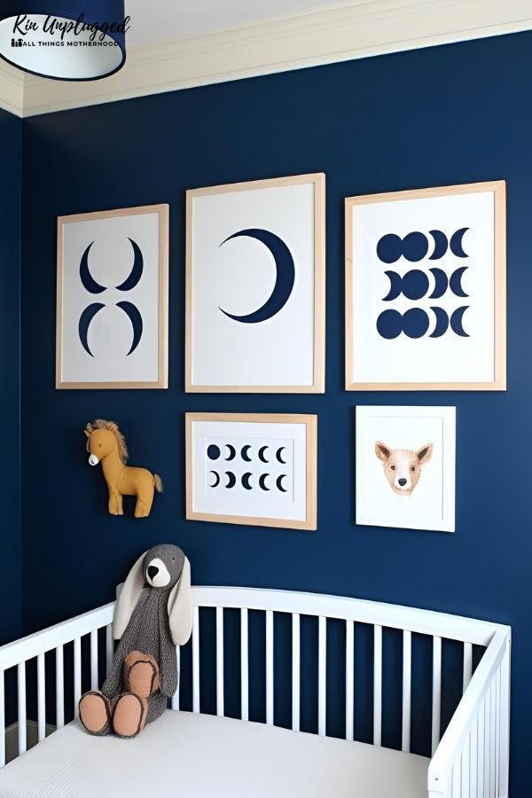 Navy blue toddler bedroom designs