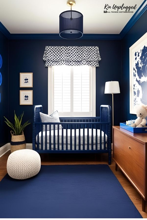 Navy blue toddler bedroom furniture