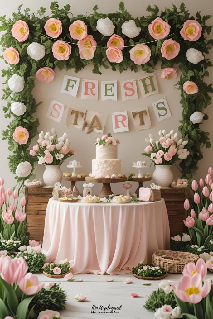 Spring baby shower themes