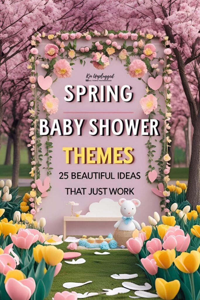 spring baby shower themes for boys