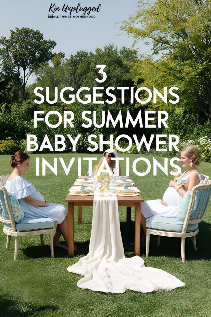 Summer Baby Shower invitations