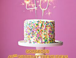 40th birthday party themes