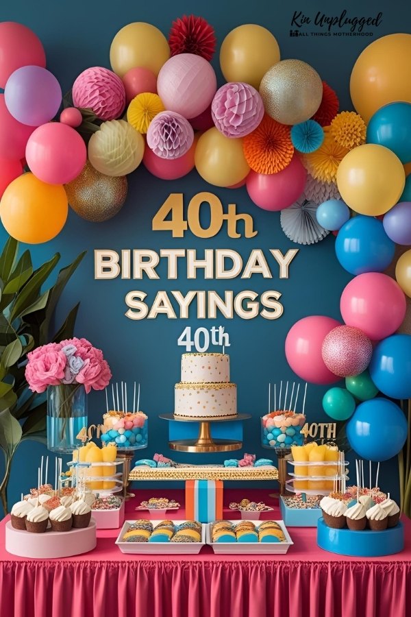 40th Birthday sayings