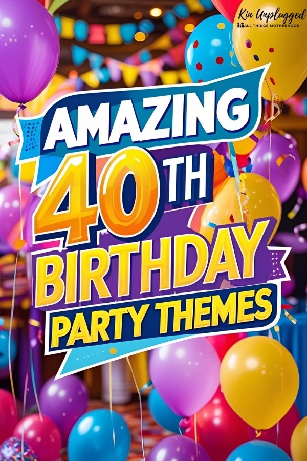 40th birthday party themes