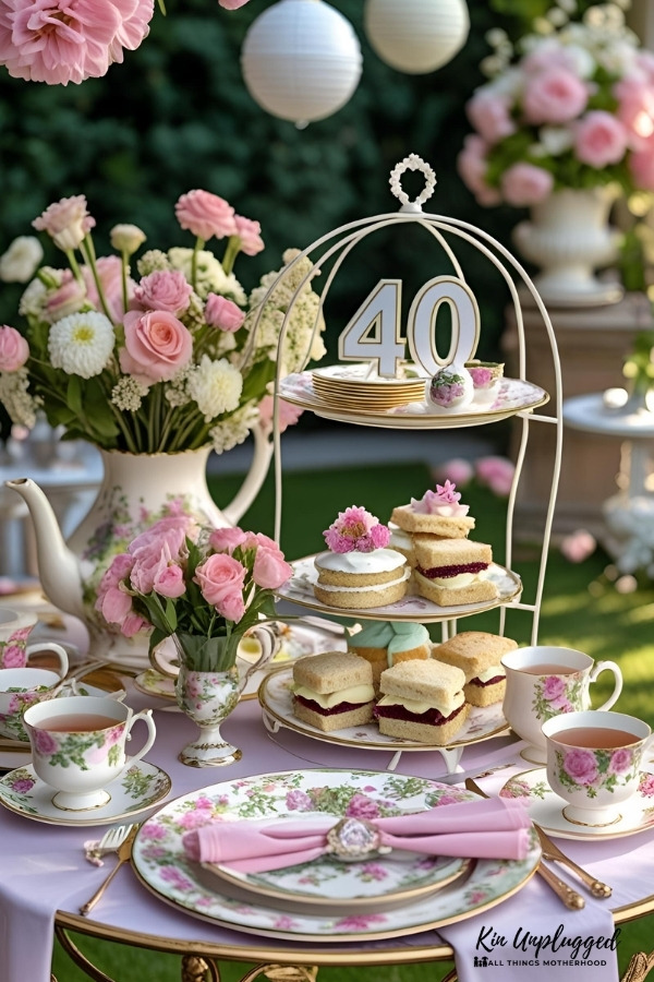 40th birthday party themes
