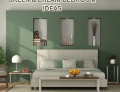 green and cream bedroom ideas