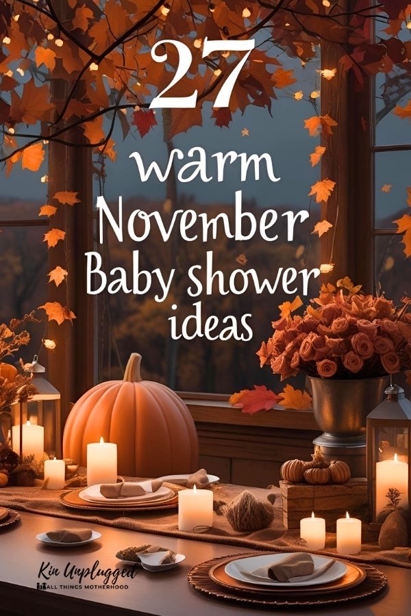 November Baby shower ideas