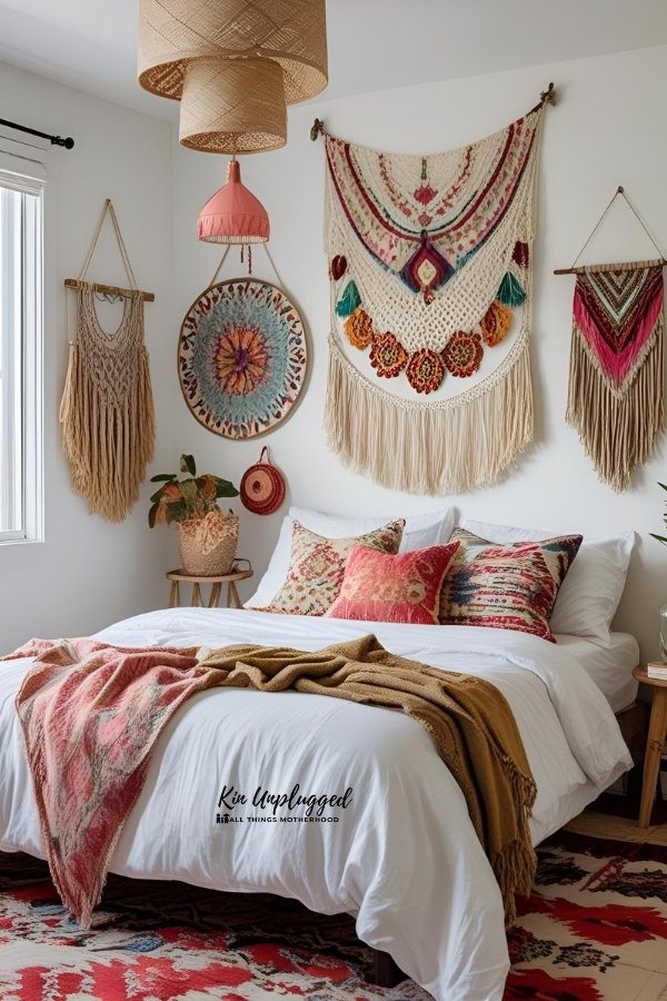 Bohemian bedroom ideas on a budget
