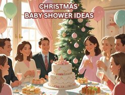 Christmas baby shower