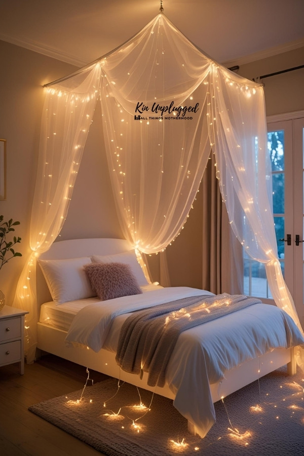 modern fairy bedroom for kids