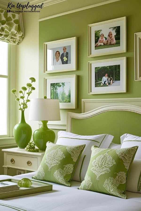 green and cream bedroom DECOR TIPS