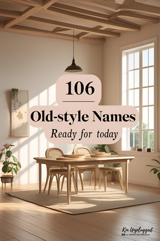 RARE OLD STYLE BABY NAMES