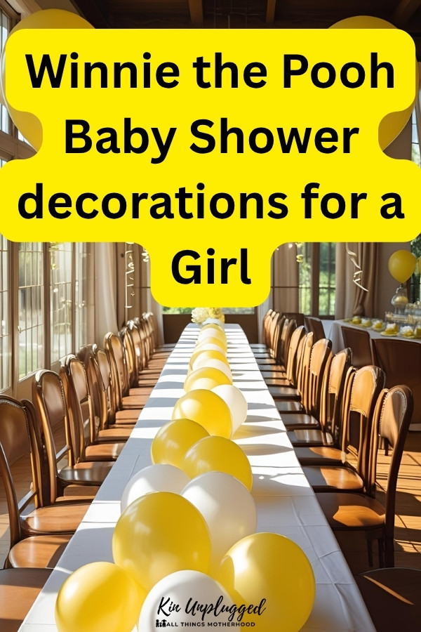 Winnie the Pooh Baby Shower Decorations for a Girl