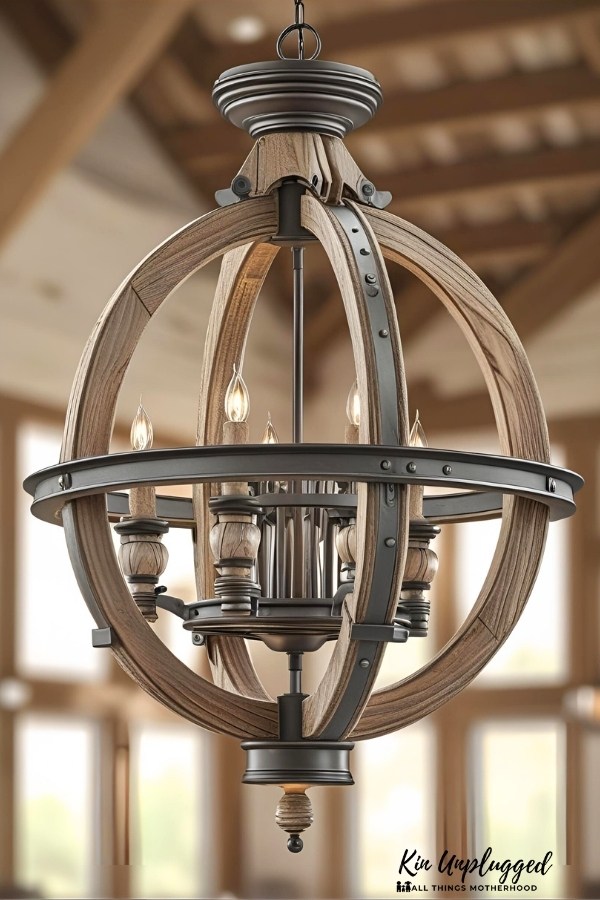 Farmhouse chandeliers for living rooms