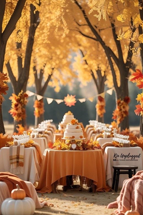 fall themed baby shower invitations