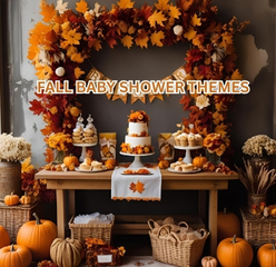 Fall baby shower themes