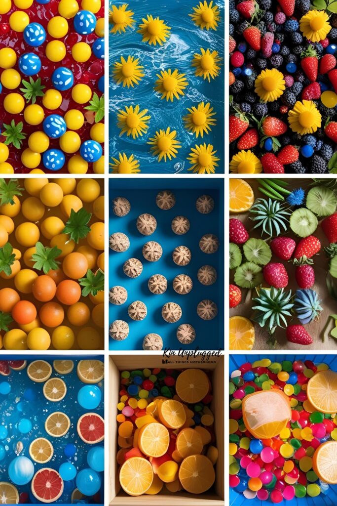 summer sensory bin