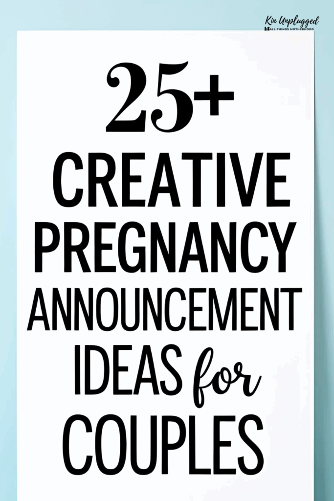 Funny couple pregnancy announcement ideas